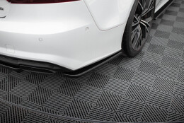 Heck Ansatz Flaps Diffusor V.3 passend für Mercedes-Benz V-Klasse AMG-Line W447 Facelift schwarz Hochglanz