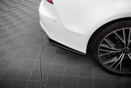 Heck Ansatz Flaps Diffusor V.3 passend für Mercedes-Benz V-Klasse AMG-Line W447 Facelift schwarz Hochglanz