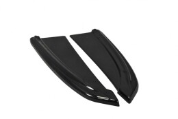 Heck Ansatz Flaps Diffusor passend für Audi A8 D4 Carbon Look