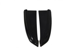 Heck Ansatz Flaps Diffusor passend für Audi A8 D4 Carbon Look