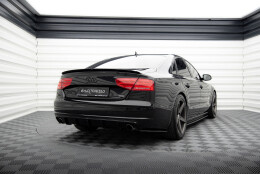 Heck Ansatz Flaps Diffusor passend für Audi A8 D4...