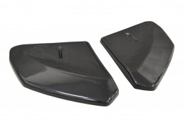 Heck Ansatz Flaps Diffusor passend für Audi R8 Mk.2 schwarz Hochglanz