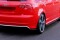 Heck Ansatz Flaps Diffusor für Audi RS3 8P schwarz Hochglanz