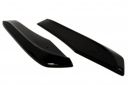 Heck Ansatz Flaps Diffusor passend für AUDI RS6 C5 AVANT schwarz Hochglanz