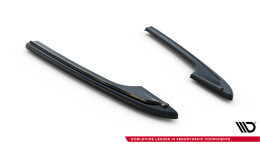 Heck Ansatz Flaps Diffusor passend für Audi Audi RS6 C7 / C7 Facelift schwarz Hochglanz