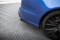 Heck Ansatz Flaps Diffusor passend für Audi Audi RS6 C7 / C7 Facelift schwarz Hochglanz