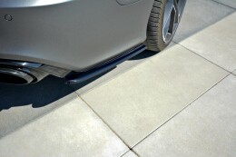 Heck Ansatz Flaps Diffusor V.1 passend für Audi RS7 C7 schwarz Hochglanz