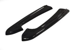 Heck Ansatz Flaps Diffusor V.1 passend für Audi RS7 C7 schwarz Hochglanz