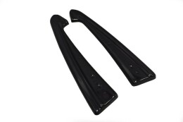 Heck Ansatz Flaps Diffusor V.1 passend für Audi RS7 C7 schwarz Hochglanz