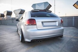 Street+ Heck Ansatz Flaps passend für Audi S3 8P / S3 8P FL schwarz Hochglanz