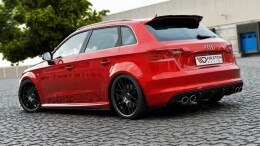 Heck Ansatz Flaps Diffusor passend für Audi S3 / A3...