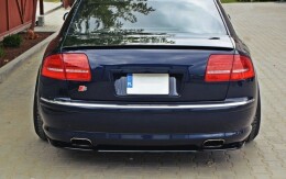 Street+ Heck Ansatz Flaps passend für Audi A8 W12 D3 schwarz Hochglanz