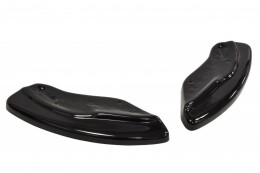 Heck Ansatz Flaps Diffusor passend für Audi TT MK2 RS schwarz Hochglanz