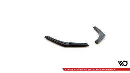 Heck Ansatz Flaps Diffusor passend für BMW 1er F20/F21 M-Power Facelift Carbon Look