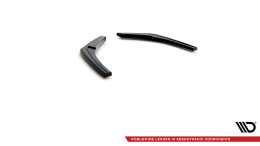 Heck Ansatz Flaps Diffusor für BMW 1er F20/F21 M-Power FL schwarz Hochglanz