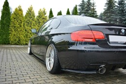 Heck Ansatz Diffusor Flaps BMW 3er E92 M Paket FACELIFT...
