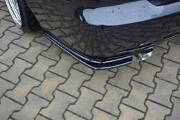 Heck Ansatz Flaps Diffusor passend für BMW 3er E92 M Paket FACELIFT schwarz Hochglanz