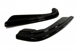Heck Ansatz Flaps Diffusor für BMW 5er F11 M Paket (mit zwei Einzel Endstücken) schwarz Hochglanz