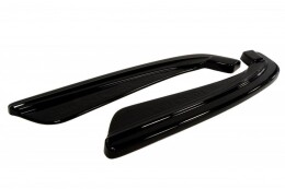 Heck Ansatz Flaps Diffusor für BMW 5er F11 M Paket (mit zwei Einzel Endstücken) schwarz Hochglanz