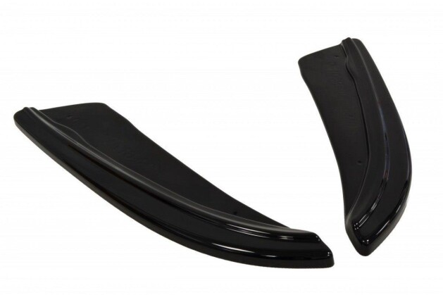 Heck Ansatz Flaps Diffusor passend für BMW 5er GT F07 schwarz Hochglanz