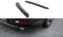 Heck Ansatz Flaps Diffusor für BMW 6er Coupe E63 / Cabrio E64 schwarz Hochglanz