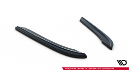 Heck Ansatz Flaps Diffusor passend für BMW 6er Coupe E63 / Cabrio E64 schwarz Hochglanz