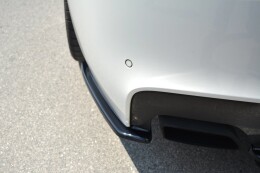 Heck Ansatz Flaps Diffusor für BMW 6er Gran Coupe M Paket schwarz Hochglanz