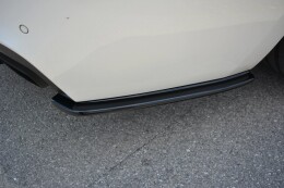 Heck Ansatz Flaps Diffusor passend für BMW 6er Gran Coupé M Paket schwarz Hochglanz