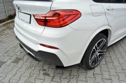 Heck Ansatz Flaps Diffusor passend für BMW X4 M...