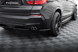 Heck Ansatz Flaps Diffusor passend für BMW X4 M...