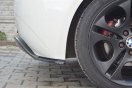Heck Ansatz Flaps Diffusor passend für BMW Z4 E85 / E86 vor Facelift schwarz Hochglanz