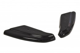 Heck Ansatz Flaps Diffusor passend für BMW Z4 E85 / E86 vor Facelift schwarz Hochglanz
