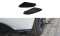 Heck Ansatz Flaps Diffusor passend für BMW Z4 E85 / E86 vor Facelift schwarz Hochglanz