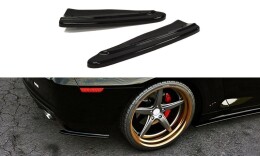 Heck Ansatz Flaps Diffusor für Chevrolet Camaro SS / Standard Mk5 schwarz Hochglanz