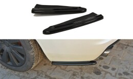 Heck Ansatz Flaps Diffusor passend für Chevrolet Camaro SS / Standard Mk5 schwarz Hochglanz