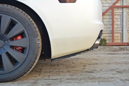 Heck Ansatz Flaps Diffusor passend für Chevrolet Camaro SS / Standard Mk5 schwarz Hochglanz