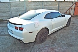 Heck Ansatz Flaps Diffusor passend für Chevrolet Camaro SS / Standard Mk5 schwarz Hochglanz