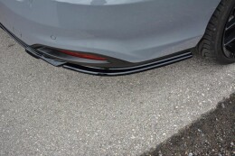 Heck Ansatz Flaps Diffusor passend für Fiat Tipo S-Design schwarz Hochglanz