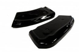 Heck Ansatz Flaps Diffusor passend für FORD FIESTA MK7 ST / STLINE / ZETEC S schwarz Hochglanz
