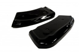 Heck Ansatz Flaps Diffusor für Ford Fiesta Mk7 ST / ST-Line schwarz matt
