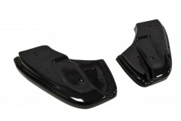 Heck Ansatz Flaps Diffusor für Ford Fiesta ST / ST-Line Mk7 FL schwarz Hochglanz