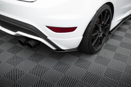 Heck Ansatz Flaps Diffusor für Ford Fiesta ST / ST-Line / Zetec S Mk7 FL schwarz Hochglanz