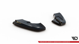 Heck Ansatz Flaps Diffusor passend für Ford Fiesta ST / ST-Line / Zetec S Mk7 FL schwarz Hochglanz