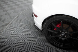 Street+ Heck Ansatz Flaps passend für Ford Fiesta ST / ST-Line / Zetec S Mk7 FL schwarz Hochglanz