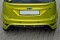 Heck Ansatz Flaps Diffusor passend für Ford Focus RS Mk2 schwarz Hochglanz
