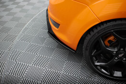 Heck Ansatz Flaps Diffusor V.2 passend für Ford Focus ST Mk2 FL schwarz Hochglanz