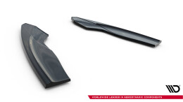 Heck Ansatz Flaps Diffusor V.2 passend für Ford Focus ST Mk2 FL schwarz Hochglanz