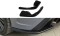 Heck Ansatz Flaps Diffusor passend für Ford Focus RS Mk3 schwarz Hochglanz