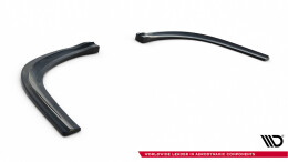 Heck Ansatz Flaps Diffusor passend für Ford Focus ST Kombi Mk3 / Mk3 Facelift schwarz Hochglanz