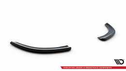 Heck Ansatz Flaps Diffusor passend für Ford Focus ST Mk3 FL schwarz Hochglanz